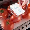 Bouteille de rangement Boîte de réfrigérateur avec couvercle Drafier de congélateur à glissement de cuisine en plastique