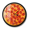 Настенные часы итальянская пепперони пицца настенные часы итальянский ресторан пицца дизайн часы пиццерия паста закусочная повар винтажный подарочный знак часы часы