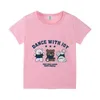 Baby Boys Girls Summer T -shirt Kid Cartoon Diertops T -shirt Maat 3 4 5 6 -jarige Kinderkleding 240511