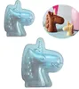 3Dユニコーンプラスチックチョコレート型フォンダンケーキ装飾ツールポリカーボネートフォームチョコガンパステベーキングモールド2998185