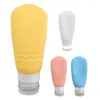 Storage Bottles Refillable Squeeze Portable Cosmetics Tools For Facial Cleanser Hand Cream Leakproof Travel