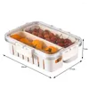 Bouteilles de rangement Boîte de fruits Portable Ventilate Partement avec couvercle Contrôle de contenu de légumes pour animaux de compagnie