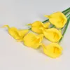 Dekorativa blommor 5/10st Artificial Calla Lily Fake Flower Bukett för bröllop Bridal Party Home Office Bord Födelsedagspresent Dekoration