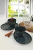 Cups Saucers 4 Pcs Coffee Espresso Ceramic Set With Plate Mug Tea Cup Black Pink Blue Gift Ideas Turkish Home Decoration Kitchen House