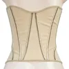 3 capas Long Torso para mujer con forma de arena de ejercicio de entrenador de cintura de látex con calcomanías de cintura Fajas Bones 240507