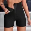 Active Shorts CHRLEISURE Buttoned Sports Push Up Sauna Sweat Women Fitness Capris Workout High Waist Running Short Exercise Tights