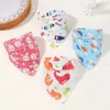 P19i Bibs Burp Doeken 1 Baby slabbetje Kleding Pasgeboren Food Drool Bandana Speeksel Cartoon Soft Safety Accessory D240513