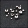 Металлы 100 кусочков 304 из нержавеющей стали сквозные шарики с характеристиками MTIPLE Сплошные свободные отверстия бусинки и круглые украшения d dhhsk
