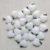 Colliers de pendentif 20 mm coeur de bonne qualité mix de verre pendentiels en verre charmes pour les accessoires de bijoux de bricolage fabriquant en gros 25 pcs / lot rapide