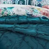 Conjuntos de cama GXC Vantage Plelight colhereads colchas de algodão Conjunto de algodão 3pcs 3D Coverletes verdes em relevo para capa de capa Casos sham casca acolchoada