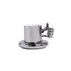 Tazas Nordic Ceramic Tauce Coffee Cup Saucer Fun Creative Thumb Many Foot King Excepcional Caja de regalo Embalaje