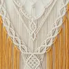 Tapisseries étagère de plante mural jaune suspension macrame macrame art arabe teint à la main boho dentelle tissu bohême tassel