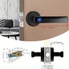 Poignée de verrouillage de porte d'empreinte digitale intelligente pour appartement à domicile avec carte clés verrouillage de porte numérique Keypad Entrée sans clé Lock électronique 240422