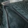寝具セットカットミルクフリースダブルフェイスフランネル冬の肥厚セットコーラルベッドシートキルトカバー