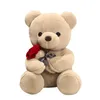 Party Gunst Cartoon Rose Teddy Bear Gevulde speelgoedcadeau voor meisjes op Valentijnsdag