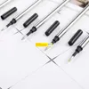 Оптовая 0,5 мм замену металлическую ручку заправка чернокожие / бию для роликового шарика канцелярских товаров Переписать гладкие аксессуары для ручки ll