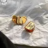 Kolczyki dla kobiet projektantek Premium Gold Diamond kolczyk do męskiego obręczy F Luksusowe obręcze marka