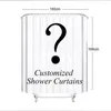 Shower Curtains Bathroom Accessories Custom Disciplinary Pattern Curtain Polyester Waterproof Rideau De Douche