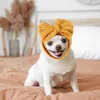 Dog Apparel Cute Hat Pet Headband Caps With Bowknot Decorations Costume Accessories Adjustable Headwear For Cats Puppies Rabbits