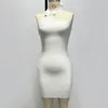 Sukienki Casual Factory Hurtowa Rose Rose Rose Red White Backless Backless Mini Sexy Boutique Celebrity Cocktail Party Bandage Dress