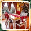 Couvre la chaise Christmas Noël Santa Claus Reindeer Snowman Merry Decoration Année 2024