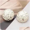 Sying Notions Tools OC QQ40001 Womens Fashion Decorative Buckle Diamond Inlaid Metal Buttons Diy Hand Sy Tråd Woolen Coat Decorat OTFOQ