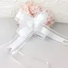 Fleurs décoratives 10pcs / lot Cadeaux de voiture de fleurs Marriage Pull Bow Ribbons enveloppement Emballage Valentin Day Birthday Events Party Supplies Valentin