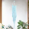 Decorative Figurines Dream Catcher Pendant Handmade Exquisite Bohemian Moon Charming Hanging Wind Chime For Home Room