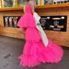 Runway Dresses Elegant Layered Pleated Formal Occasion Tulle Evening Dress Sleeveless Off the Shoulder Ball Dress Wedding Dress