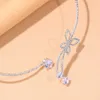 Вечеринка одолжение 2024 Скута -ожерелье бабочки, простые, полные бриллиантовых цепочек Женские подарки свадебные подарки для гостей одобрения