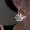 Boucles d'oreilles de goujon en coréen Big Shell Forme d'oreille pour femmes filles de mode de mariage bijoux de bijoux pendents eh266
