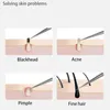 Rengöring av finnar Blackhead Clip Blackhead Removal Tool Acne Extractor Needle Kit Ansiktsskötselverktyg Black Spot Cleaning Twitter D240510