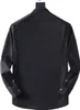 ファッションデザイナーメンズカジュアルターンシャツ品質ビジネスTシャツクラシック長袖シャツソリッドレターバッジバッジ春秋の装飾ブラウスサイズM_3XL T5