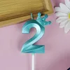 5pcs Bougies 0-9 Numéro décorations de gâteaux