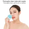 47KA Cleaning High quality facial cleaning brush facial skin care tool waterproof silicone electric sonic cleaning facial beauty massager d240510