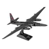 U2 Dragon Reconnaissance Aeroplano 3D Puzzle Fizzone Aereo militare fatto a mano Aereo Modello giocattoli per bambini 240510