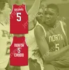 Custom nay Youth / Kids Robert Williams III 5 North Caddo High School Titans Basketball Red Jersey 2 Top cousé S-6XL