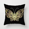 Pillow Butterfly Printing Covers Decorative Car Sonfa Cover Lit Case Decoration Home (45 45cm)