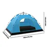 Tentes et abris tente en pop-up à double couche extérieure