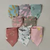 Bibs Burp Stones 8 bavaglini per neonati bandana cotone triangolare morbido bambino che nuda tessuto denti da neonato da asciugamano e accessori per ragazze d240513