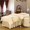 Set di biancheria da letto 50 bellissimi saloni di massaggio in cotone spa per carico di ricamo coperta per letti trapunta addensare il letto di bellezza