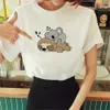 T-shirt féminin Australie Koala Tshirt Femmes Y2K Vêtements japonais Fashion O-Cenck Soft Creative Slve Vintage Casual Clothes Leisure TS Y240509