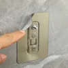 Krokar 2st väggmonterad vattentät stansfria skruvklistermärken som inte markerar badrumsförvaring Plastmophållare Kök