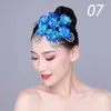 Clips de cheveux Dance Dance Elegant Veil Brim Chaps-coiffure Performance Performance Performance Fleure de fleur