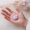 Broches Petals Peony Petales Big Pearl Emel pour les femmes Élégant Flower Rinestone Brooch Fashion Weddings Party Gifts 2024