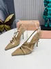 High Slingback Heels Platform Shoes Designer So Kate Stiletto Peep-Open Open Toes Nappa Luxury Business Wedies Lames Girl Theel Rubber