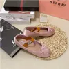 Fashion Paris Designer Shoes New Ballet Flats Luxury Chaussures de créateurs de femmes Luxury Chaussures de confort LETTANTED LETTRE BALLE BALLE