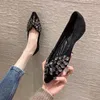Casual schoenen platte dames puntige teen vrouwelijk schoenen origineel zomer 2024 gevulkaniseerd voor y2k modewandeling verkoop een hoogwaardige 39 uur