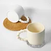 Tazze eleganti mini minimalista tazza di tazza di faucautica di avena giapponese stile giapponese tazza di acqua di grande capacità minerali naturali
