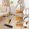 DARIS Spray Floor Mop with Reusable Microfiber Pads 120cm Long Handle Flat For Home Kitchen Laminate Tiles Cleaning 240422